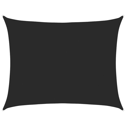 vidaXL Πανί Σκίασης Μαύρο 6 x 7 μ. από HDPE 160 γρ/μ²