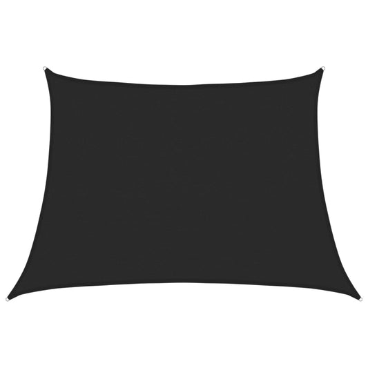vidaXL Πανί Σκίασης Μαύρο 4/5 x 3 μ. από HDPE 160 γρ./μ²