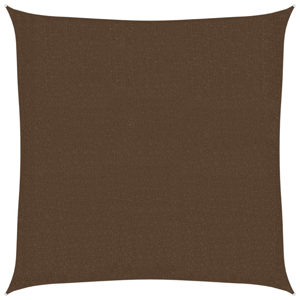 vidaXL Πανί Σκίασης Καφέ 3,6 x 3,6 μ. από HDPE 160 γρ./μ²