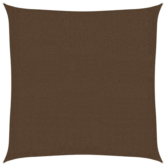 vidaXL Πανί Σκίασης Καφέ 3,6 x 3,6 μ. από HDPE 160 γρ./μ²