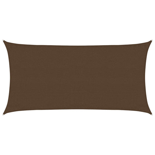 vidaXL Πανί Σκίασης Καφέ 3 x 6 μ. από HDPE 160 γρ./μ²