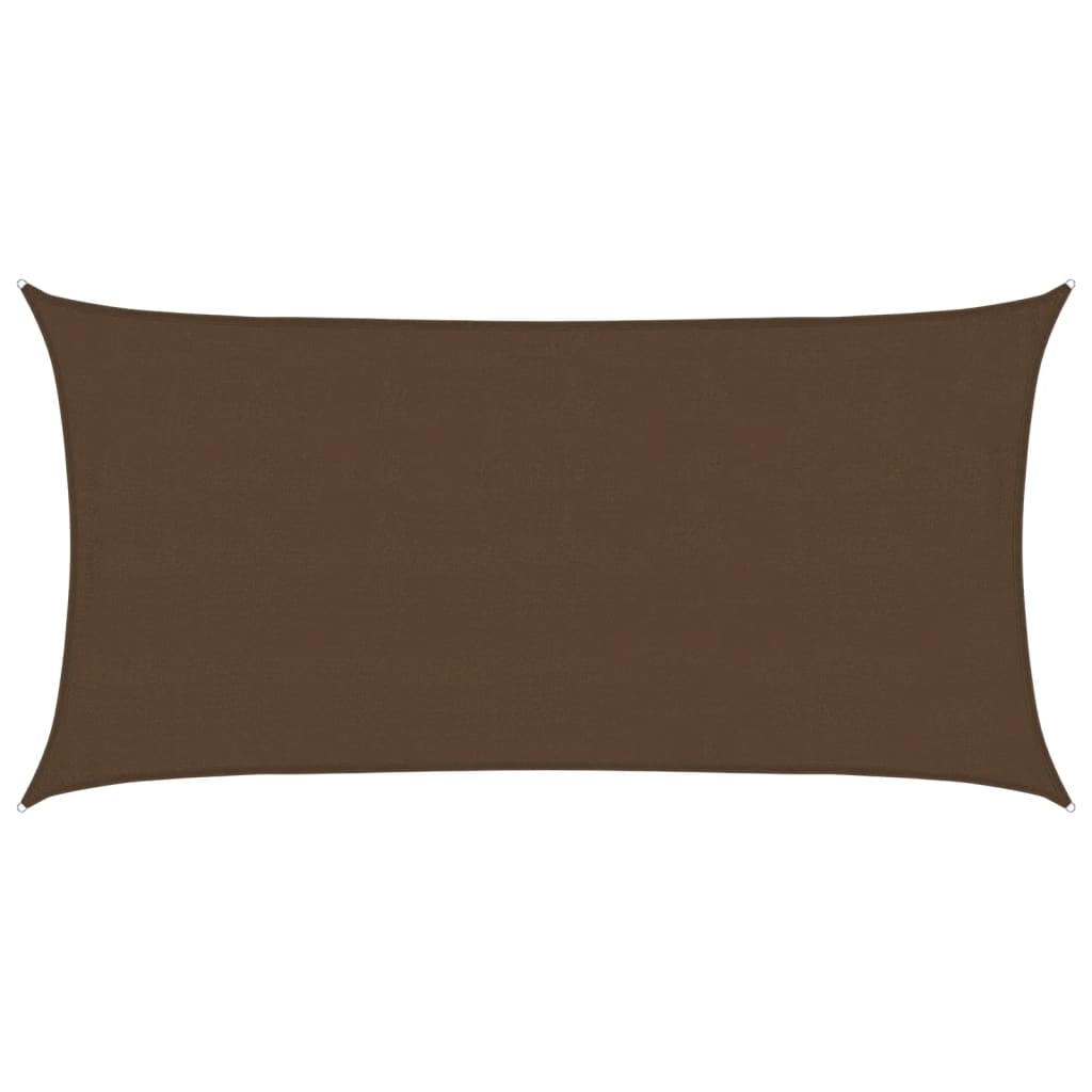 vidaXL Πανί Σκίασης Καφέ 4 x 7 μ. από HDPE 160 γρ./μ²