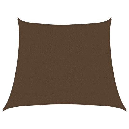 vidaXL Πανί Σκίασης Καφέ 3/4 x 3 μ. από HDPE 160 γρ./μ²