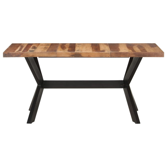 vidaXL Τραπεζαρία 160 x 80 x 75 εκ. Μασίφ Ξύλο & Μελί Φινίρισμα