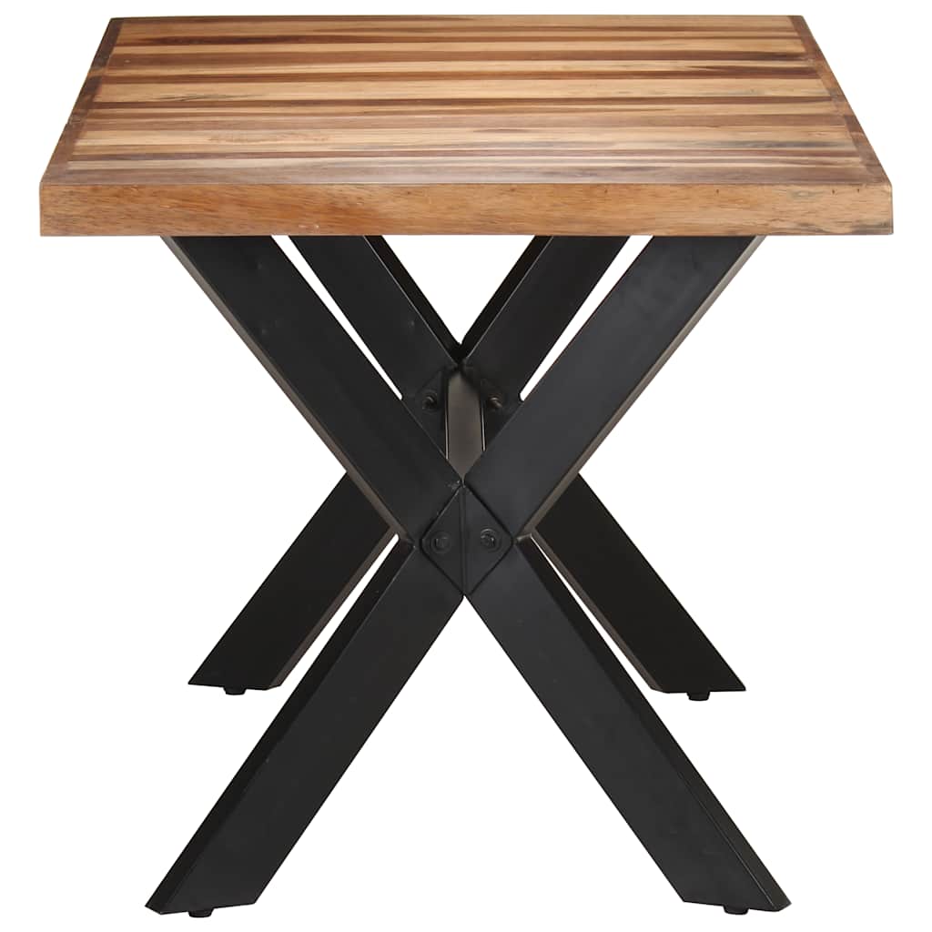 vidaXL Τραπεζαρία 160 x 80 x 75 εκ. Μασίφ Ξύλο & Μελί Φινίρισμα