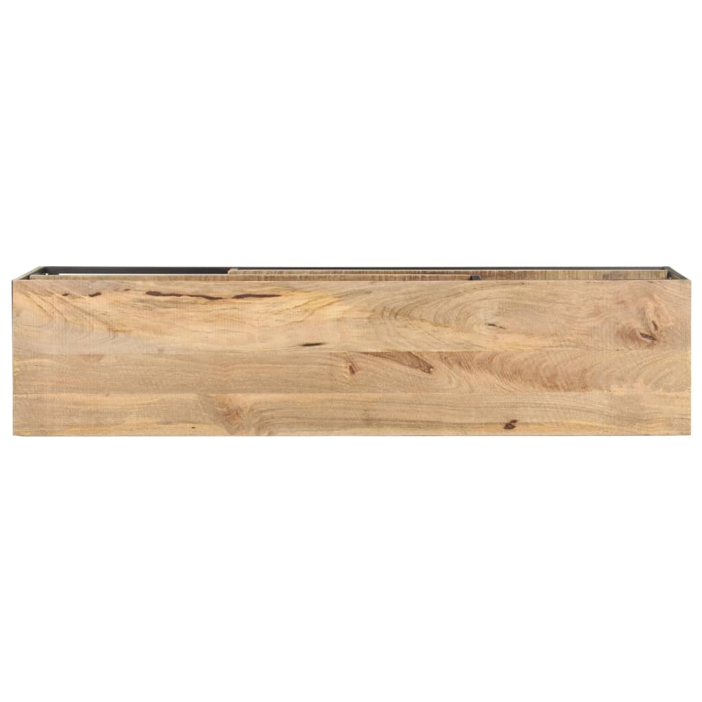 vidaXL Έπιπλο Τηλεόρασης 130 x 30 x 45 εκ. από Ακατέργαστο Ξύλο Μάνγκο