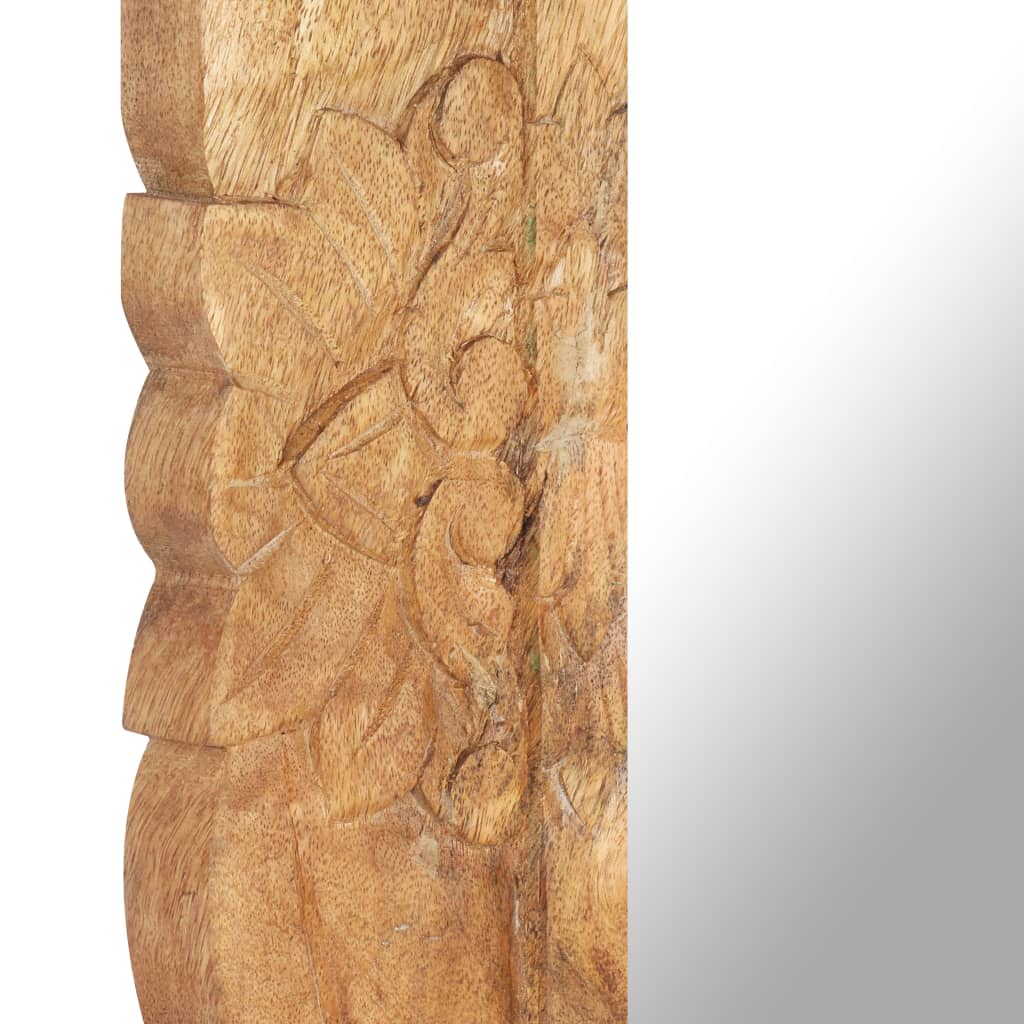 vidaXL Καθρέφτης 80 x 50 εκ. από Μασίφ Ξύλο Μάνγκο