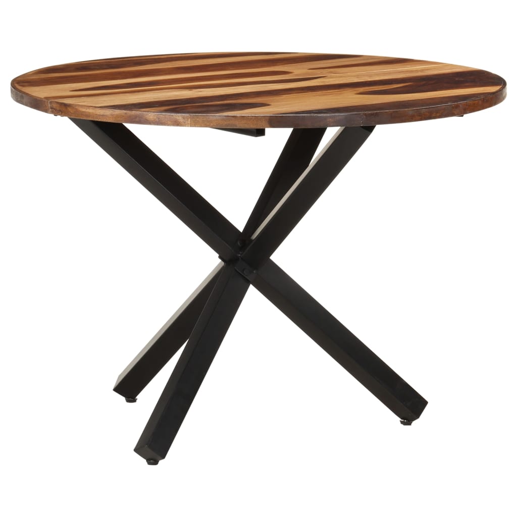 vidaXL Τραπεζαρία 100 x 100 x 75 εκ. Ξύλο Ακακίας & Μελί Φινίρισμα