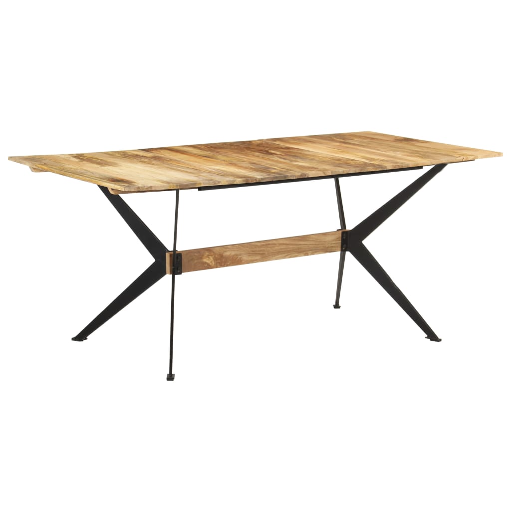 vidaXL Τραπεζαρία 180 x 90 x 76 εκ. από Μασίφ Ξύλο Μάνγκο