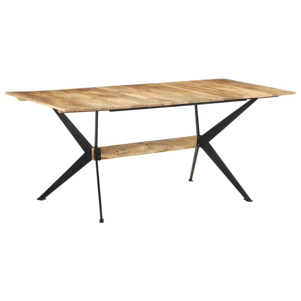 vidaXL Τραπεζαρία 180 x 90 x 76 εκ. από Μασίφ Ξύλο Μάνγκο
