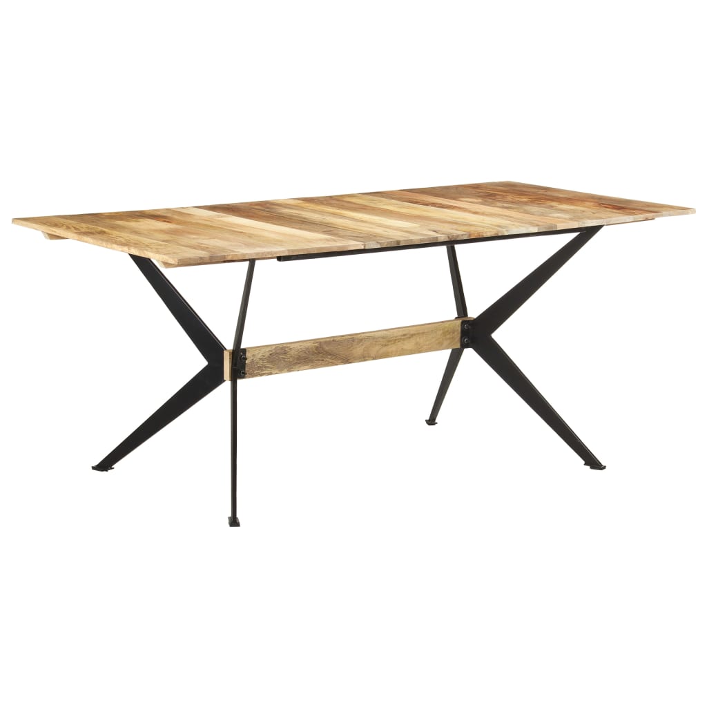 vidaXL Τραπεζαρία 180 x 90 x 76 εκ. από Μασίφ Ξύλο Μάνγκο