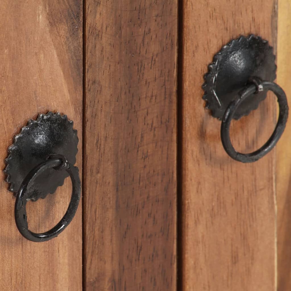 vidaXL Μπουφές 172x35x80 εκ. Μασίφ Ξύλο Ακακίας με Μελί Φινίρισμα