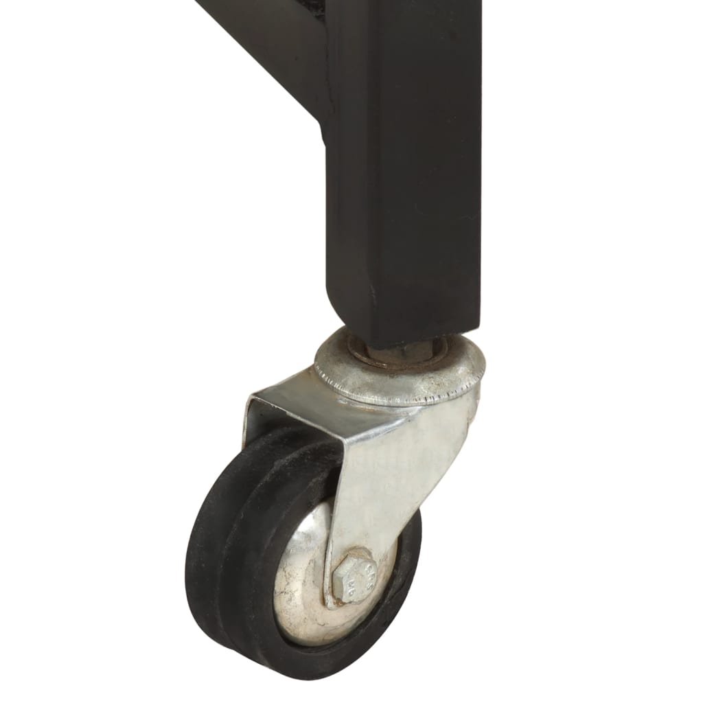 vidaXL Τρόλεϊ Κουζίνας 87 x 36 x 81 εκ. από Μασίφ Ανακυκλωμένο Ξύλο