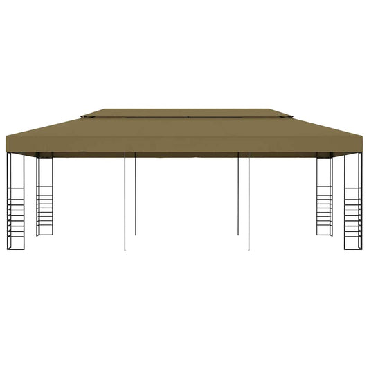 vidaXL Κιόσκι 6 x 3 x 2,7 μ. Taupe 180 γρ/μ²