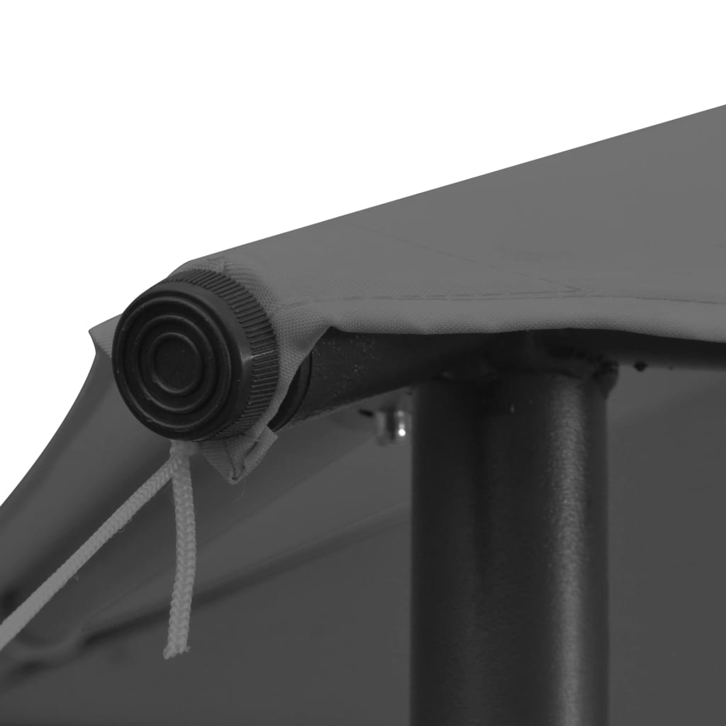 vidaXL Κιόσκι Ανθρακί 4 x 4 x 3 μ. 180 γρ./μ²