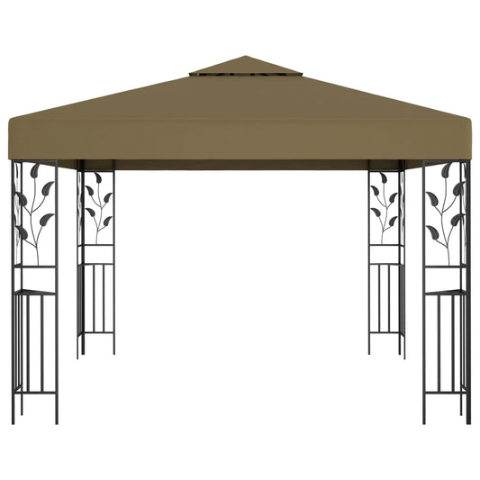 vidaXL Κιόσκι Taupe 3 x 3 μ. 180 γρ/μ²