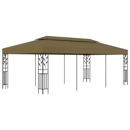 vidaXL Κιόσκι Taupe 6 x 3 μ. 180 γρ/μ²