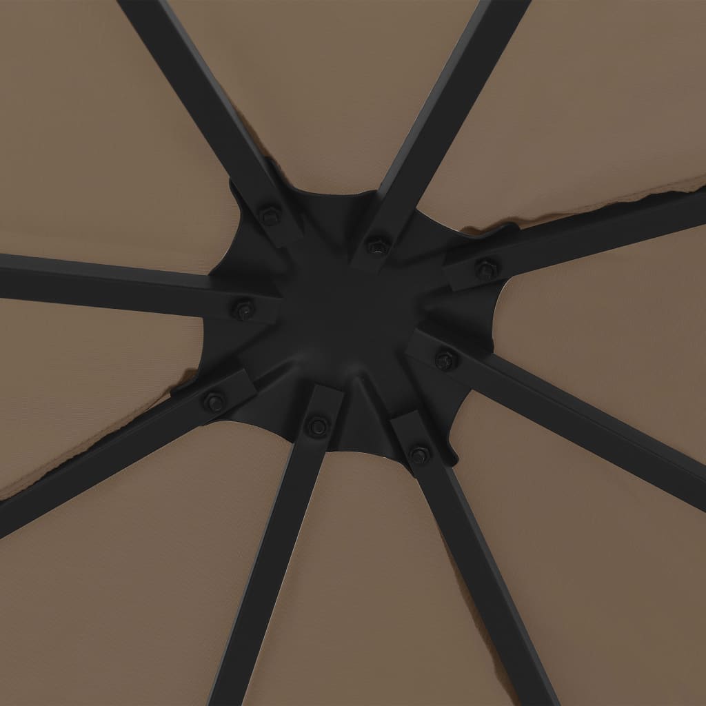 vidaXL Κιόσκι Taupe 3 x 3 μ.