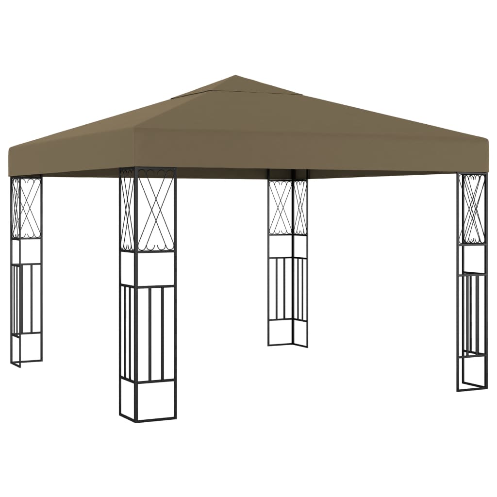 vidaXL Κιόσκι Taupe 3 x 3 μ. Υφασμάτινο