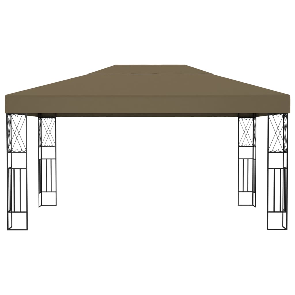 vidaXL Κιόσκι Taupe 3 x 4 μ. Υφασμάτινο