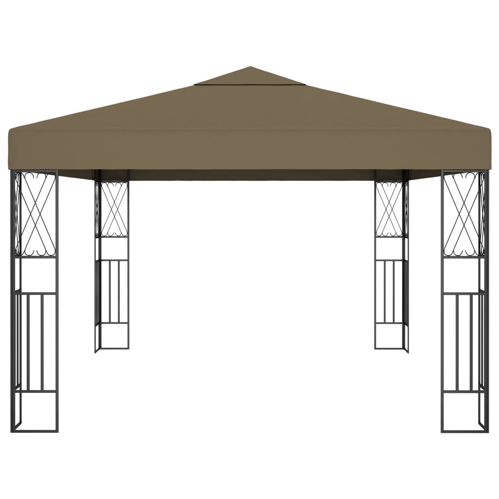 vidaXL Κιόσκι Taupe 3 x 4 μ. Υφασμάτινο
