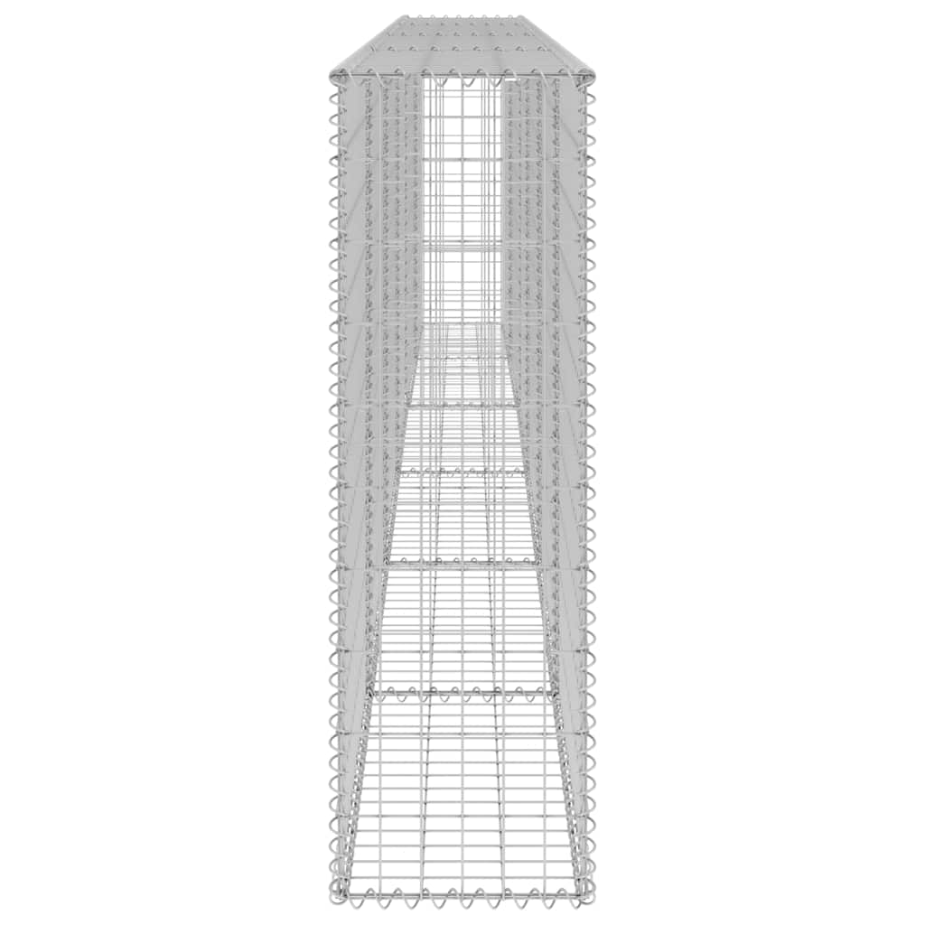 vidaXL Συρματοκιβώτιο Τοίχος 300x30x100 εκ. Γαλβαν.Χάλυβας + Καλύμματα