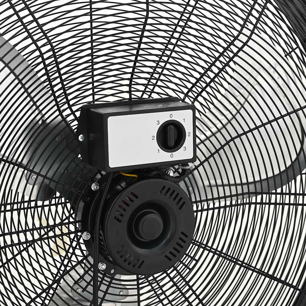 vidaXL Ανεμιστήρας Δαπέδου Επαγγελματικός Μαύρος 77 εκ. 187,7 W