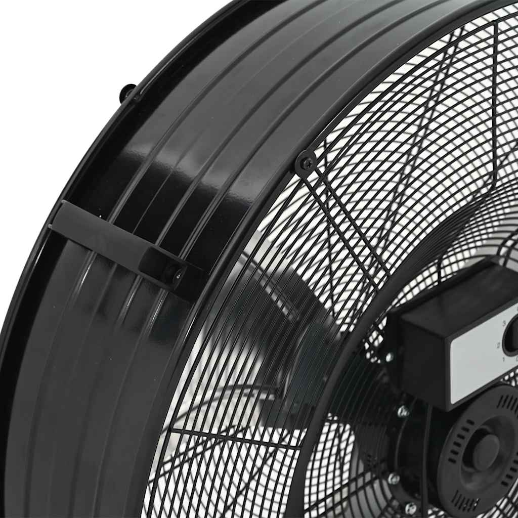 vidaXL Ανεμιστήρας Δαπέδου Επαγγελματικός Μαύρος 77 εκ. 187,7 W
