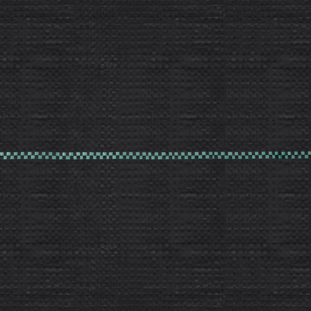 vidaXL Ύφασμα Εδαφοκάλυψης Μαύρο 1 x 25 μ. από Πολυπροπυλένιο