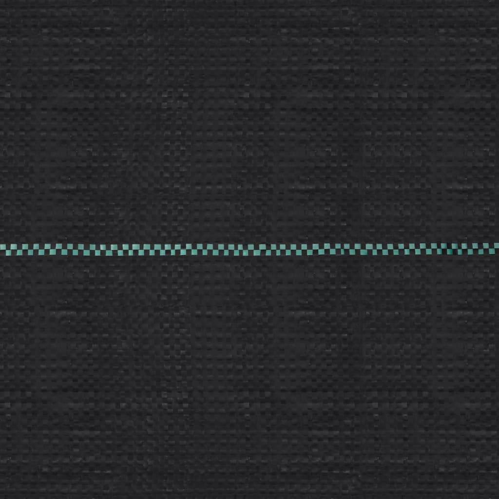 vidaXL Ύφασμα Εδαφοκάλυψης Μαύρο 2 x 150 μ. από Πολυπροπυλένιο