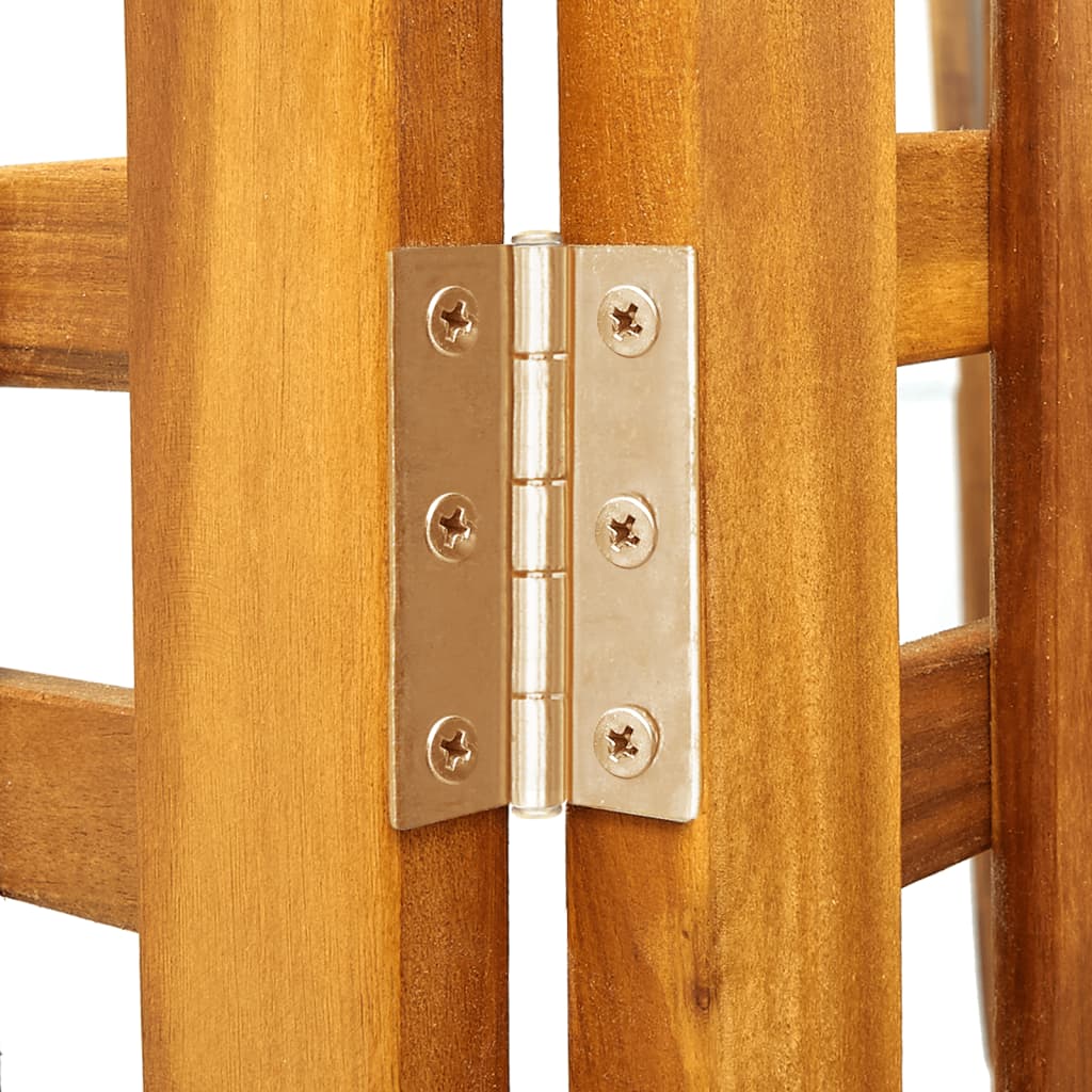 vidaXL Διαχωριστικό Δωματίου 3 Πάνελ 121x2x170 εκ. Μασίφ Ξύλο Ακακίας