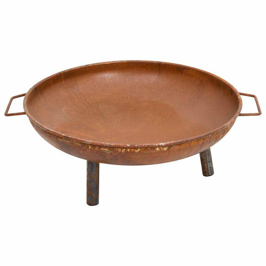 vidaXL Τζάκι Εξωτερικού Χώρου Μαύρο 67,5x58x22,5 εκ. Ατσάλινο