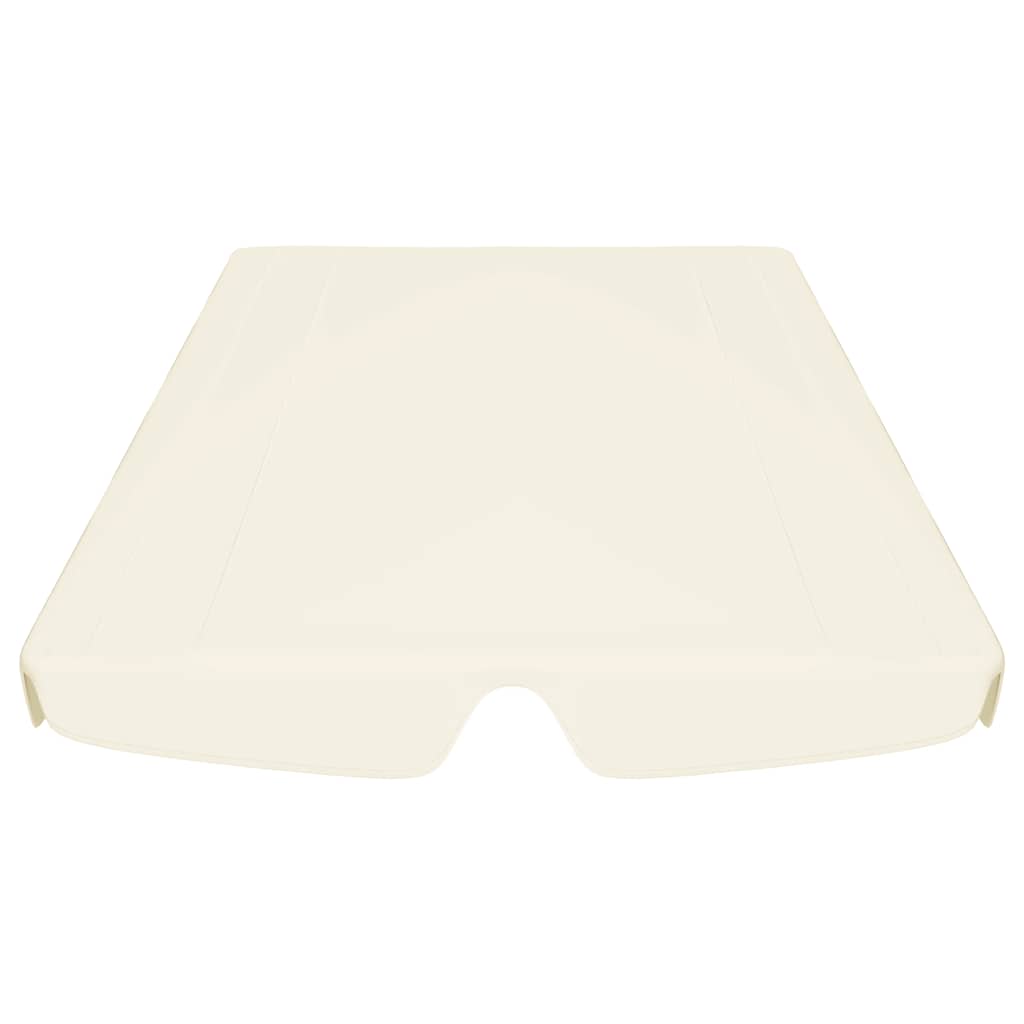 vidaXL Πανί Ανταλλακτικό για Κούνια Κήπου Κρεμ 188/168 x 145/110 εκ.