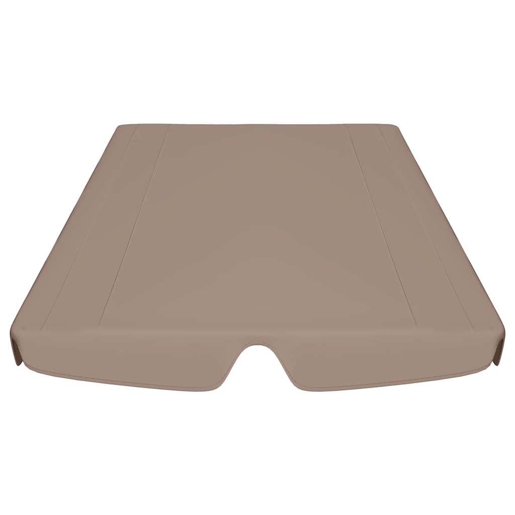 vidaXL Πανί Ανταλλακτικό για Κούνια Κήπου Taupe 188/168 x 145/110 εκ.