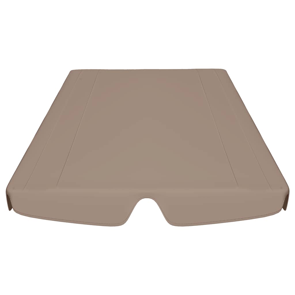 vidaXL Πανί Ανταλλακτικό για Κούνια Κήπου Taupe 150/130 x 105/70 εκ.