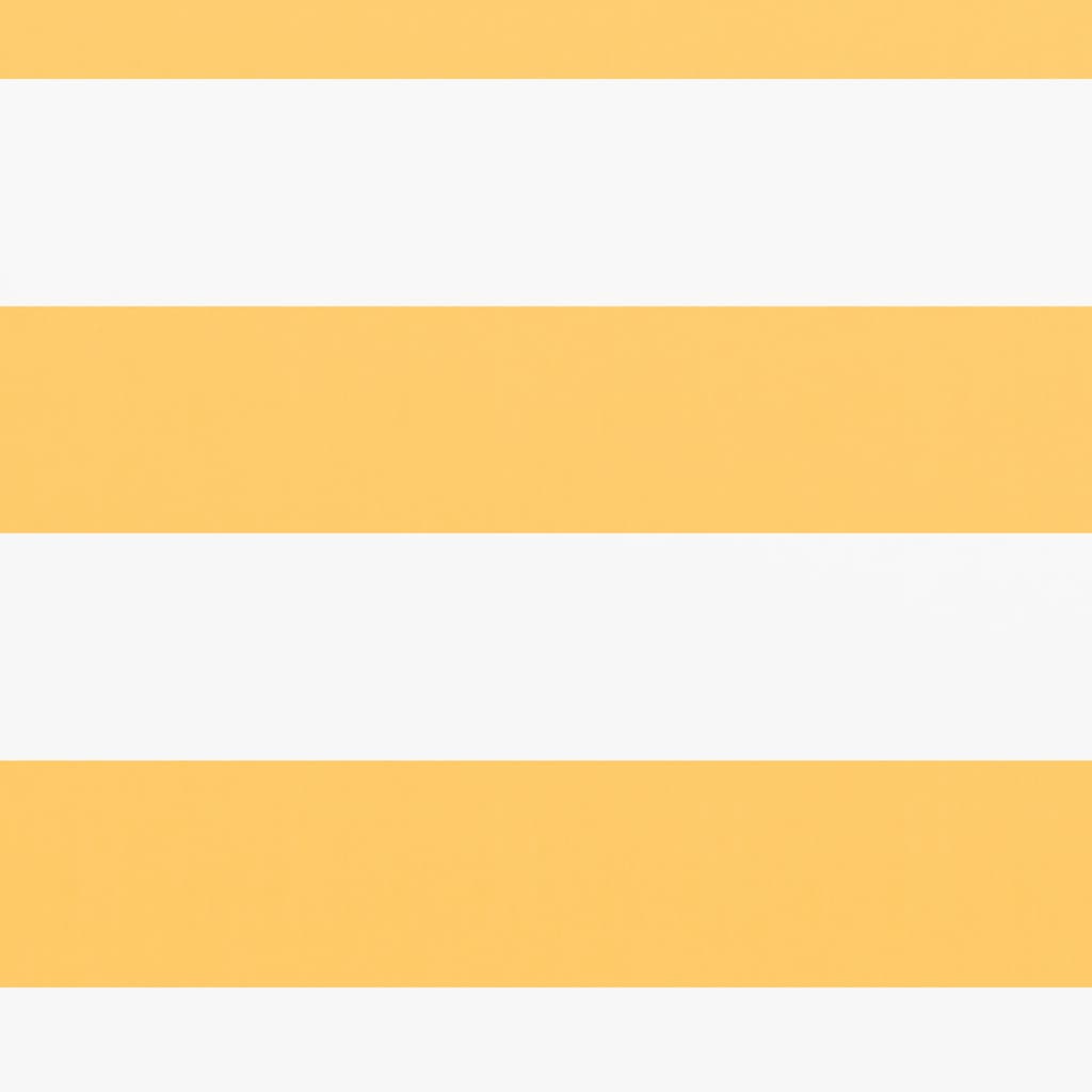 vidaXL Διαχωριστικό Βεράντας Λευκό/Κίτρινο 120 x 500 εκ. Ύφασμα Oxford