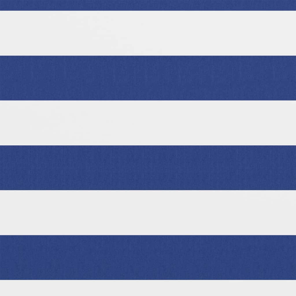 vidaXL Διαχωριστικό Βεράντας Λευκό/Μπλε 75 x 300 εκ. Ύφασμα Oxford