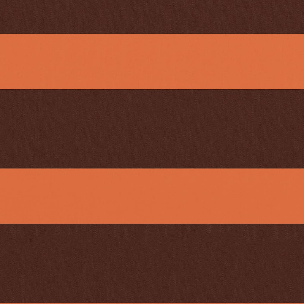 vidaXL Διαχωριστικό Βεράντας Πορτοκαλί/Καφέ 75 x 400 εκ. Ύφασμα Oxford