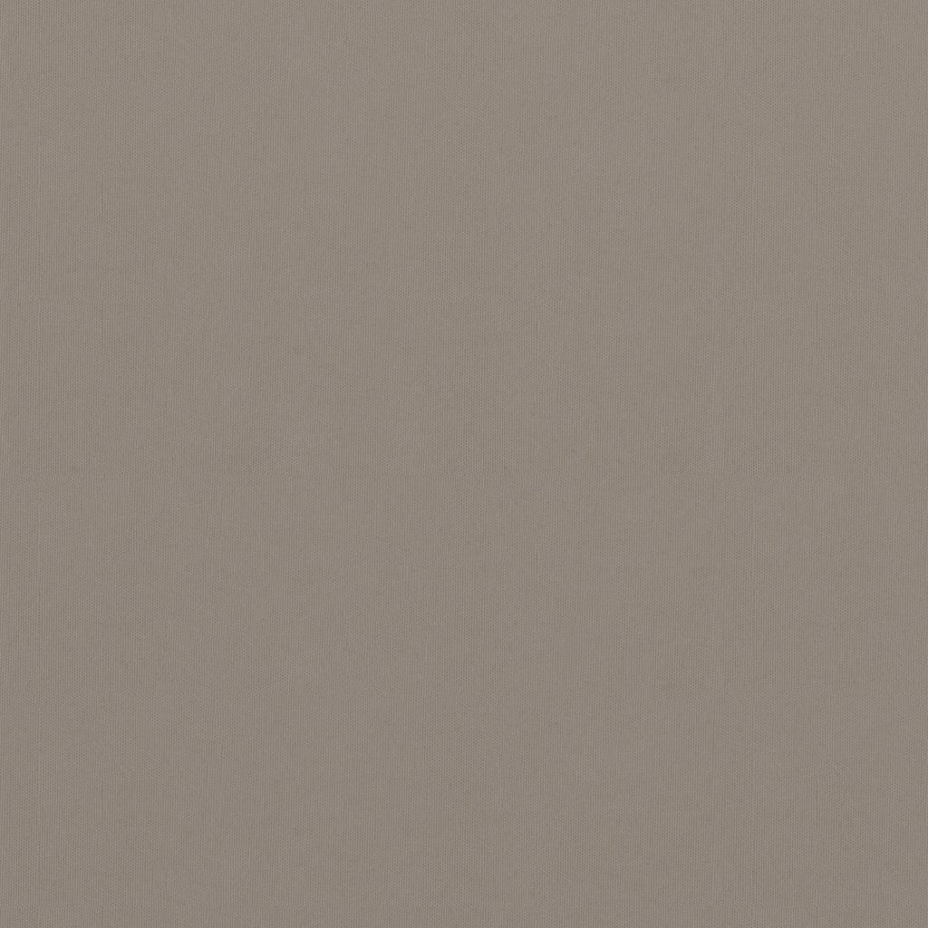 vidaXL Διαχωριστικό Βεράντας Taupe 75 x 500 εκ. Ύφασμα Oxford