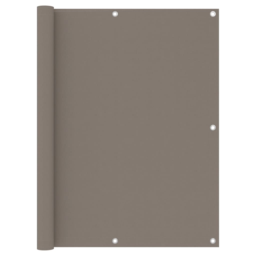 vidaXL Διαχωριστικό Βεράντας Taupe 120 x 400 εκ. Ύφασμα Oxford