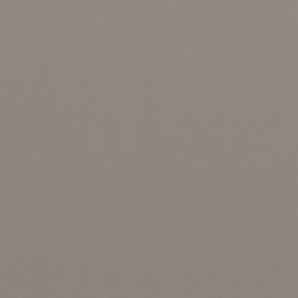 vidaXL Διαχωριστικό Βεράντας Taupe 120 x 500 εκ. Ύφασμα Oxford