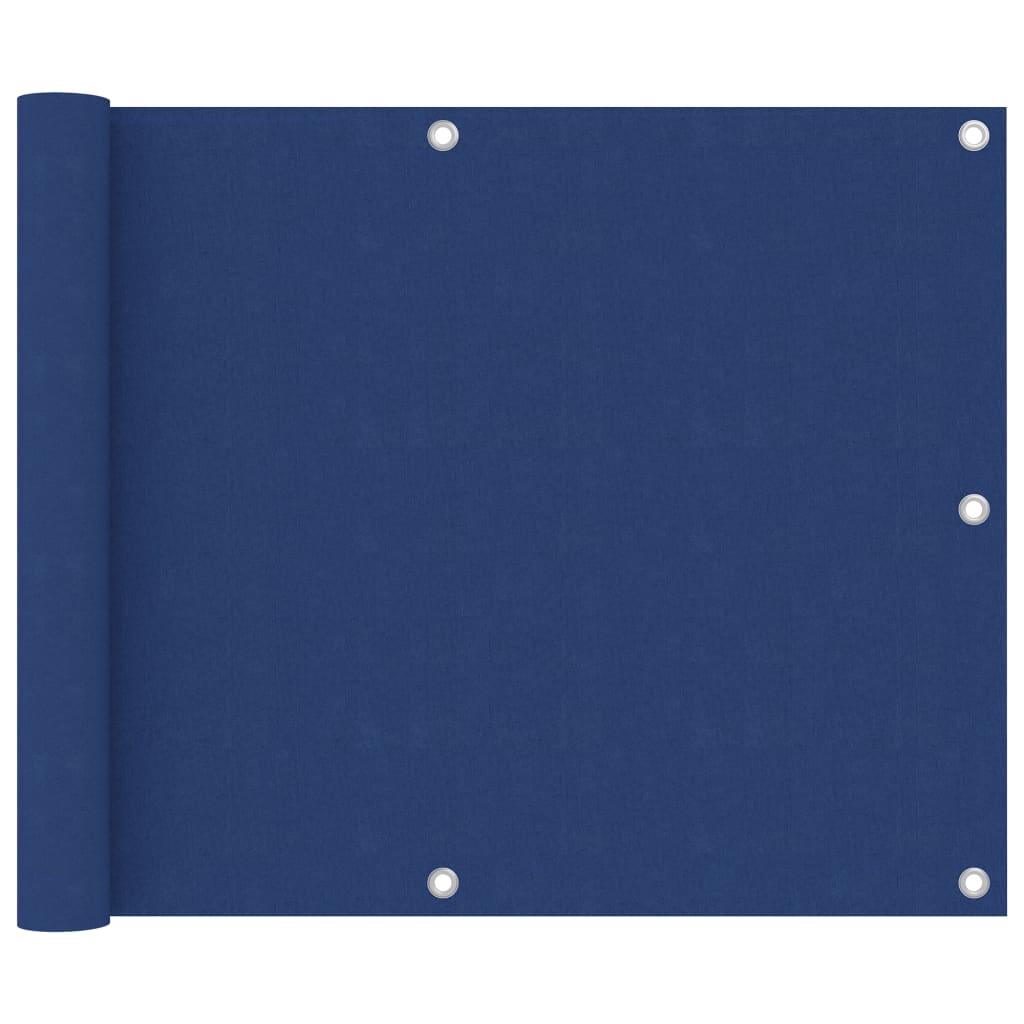 vidaXL Διαχωριστικό Βεράντας Μπλε 75 x 500 εκ. Ύφασμα Oxford