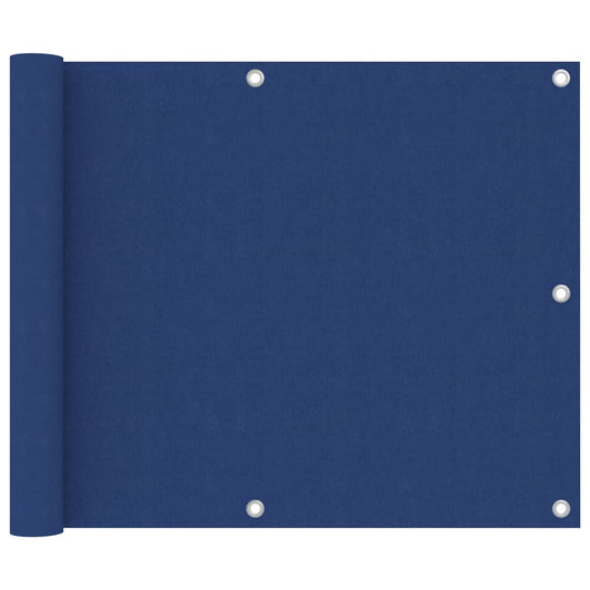 vidaXL Διαχωριστικό Βεράντας Μπλε 75 x 500 εκ. Ύφασμα Oxford