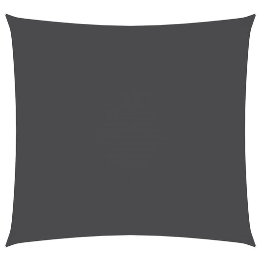 vidaXL Πανί Σκίασης Τετράγωνο Ανθρακί 2,5 x 2,5 μ. από Ύφασμα Oxford
