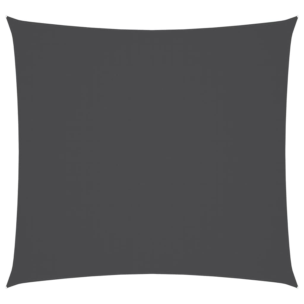 vidaXL Πανί Σκίασης Τετράγωνο Ανθρακί 4 x 4 μ. από Ύφασμα Oxford