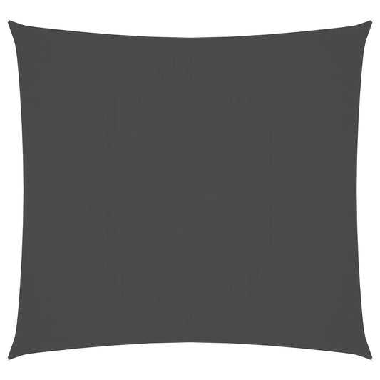 vidaXL Πανί Σκίασης Τετράγωνο Ανθρακί 4 x 4 μ. από Ύφασμα Oxford