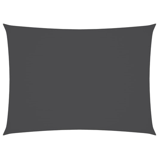 vidaXL Πανί Σκίασης Ορθογώνιο Ανθρακί 2,5 x 4 μ. από Ύφασμα Oxford
