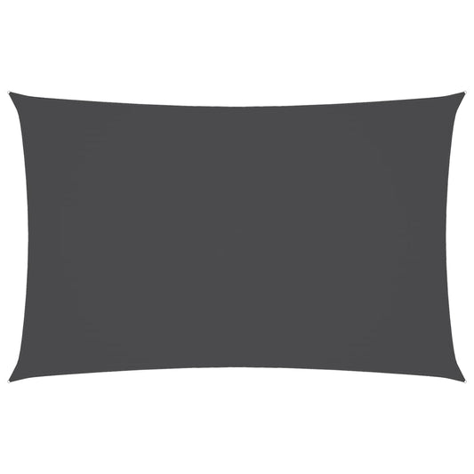 vidaXL Πανί Σκίασης Ορθογώνιο Ανθρακί 2,5 x 5 μ. από Ύφασμα Oxford