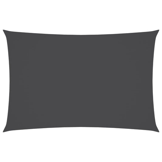 vidaXL Πανί Σκίασης Ορθογώνιο Ανθρακί 5 x 7 μ. από Ύφασμα Oxford