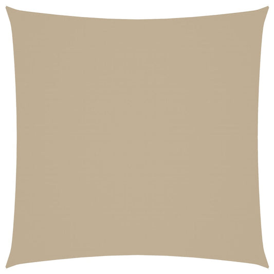 vidaXL Πανί Σκίασης Τετράγωνο Μπεζ 4 x 4 μ. από Ύφασμα Oxford